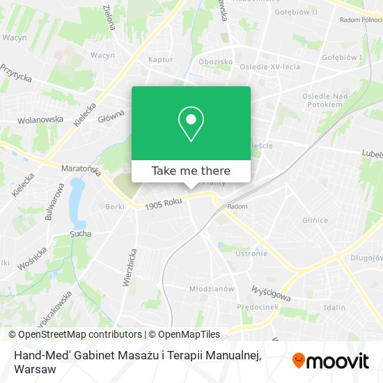 Hand-Med' Gabinet Masażu i Terapii Manualnej map