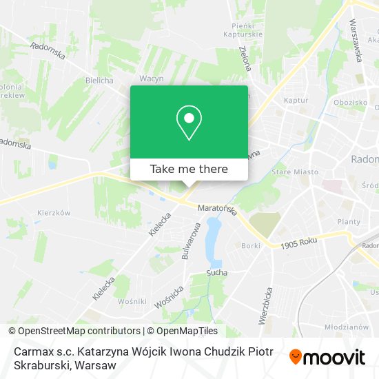 Carmax s.c. Katarzyna Wójcik Iwona Chudzik Piotr Skraburski map