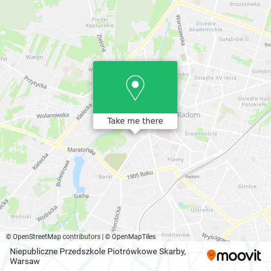 Niepubliczne Przedszkole Piotrówkowe Skarby map