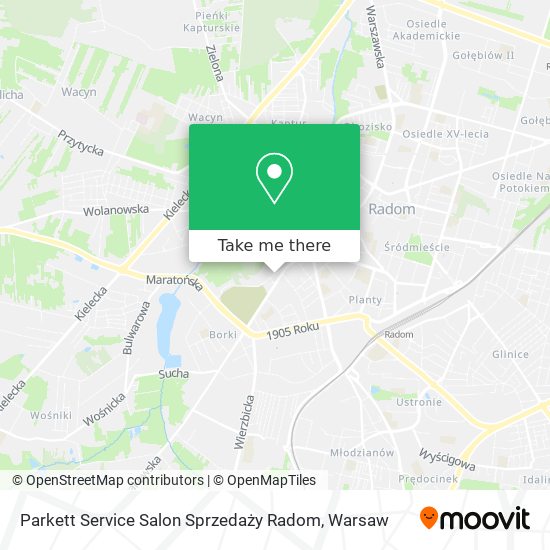 Parkett Service Salon Sprzedaży Radom map