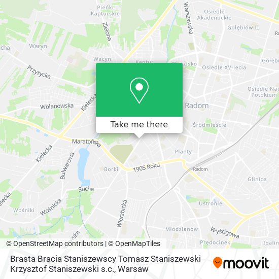 Brasta Bracia Staniszewscy Tomasz Staniszewski Krzysztof Staniszewski s.c. map