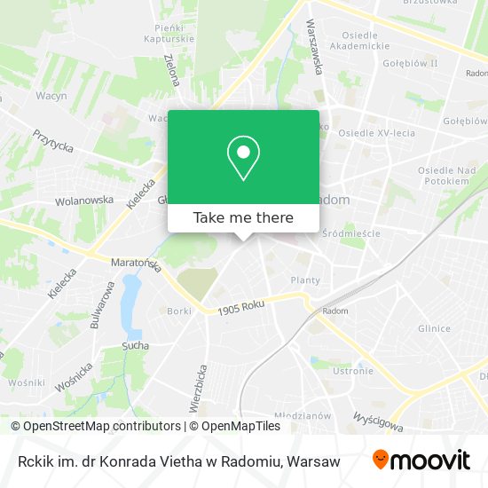 Rckik im. dr Konrada Vietha w Radomiu map