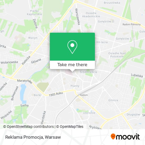 Reklama Promocja map