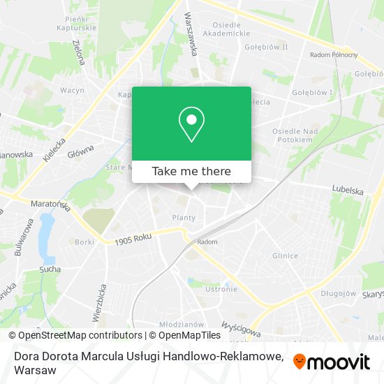 Dora Dorota Marcula Usługi Handlowo-Reklamowe map