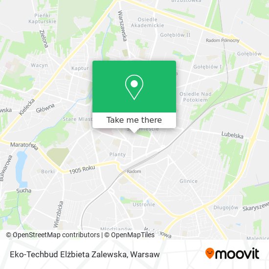 Eko-Techbud Elżbieta Zalewska map