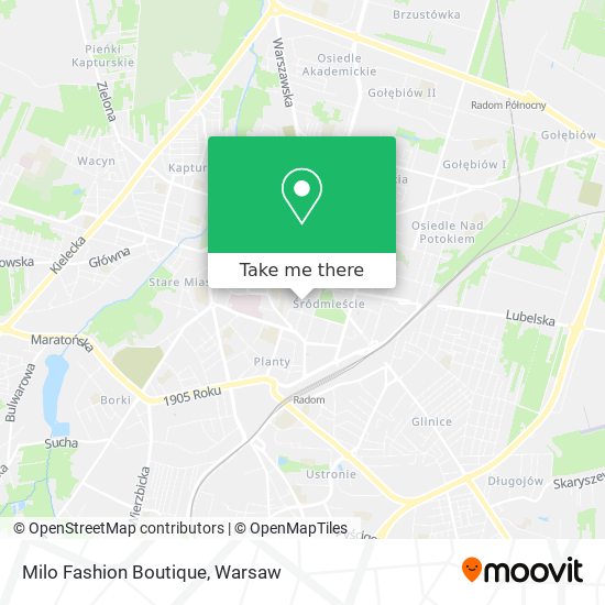 Milo Fashion Boutique map