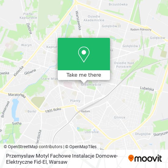 Przemysław Motyl Fachowe Instalacje Domowe-Elektryczne Fid-El map