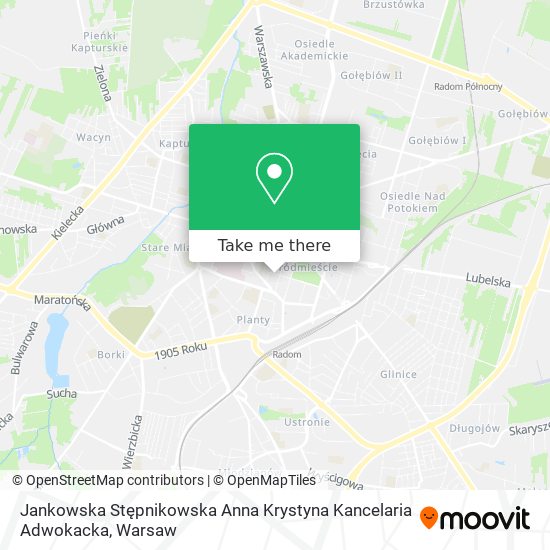 Jankowska Stępnikowska Anna Krystyna Kancelaria Adwokacka map