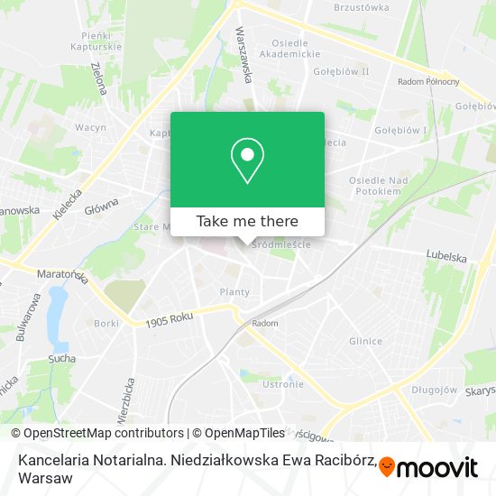 Kancelaria Notarialna. Niedziałkowska Ewa Racibórz map