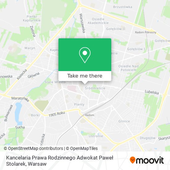 Kancelaria Prawa Rodzinnego Adwokat Paweł Stolarek map