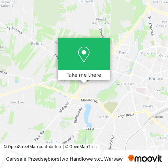 Carssale Przedsiębiorstwo Handlowe s.c. map