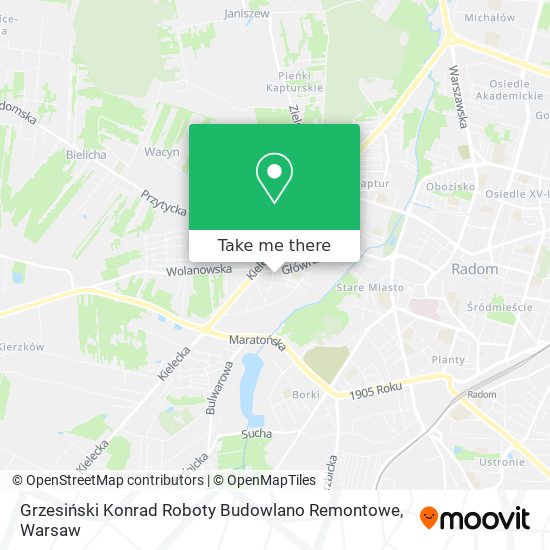 Grzesiński Konrad Roboty Budowlano Remontowe map