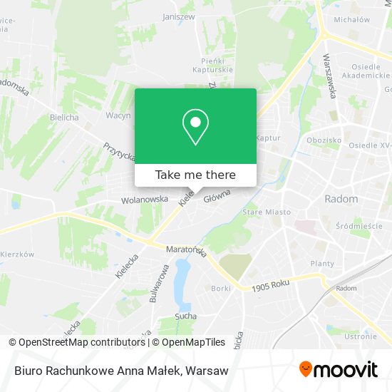 Biuro Rachunkowe Anna Małek map