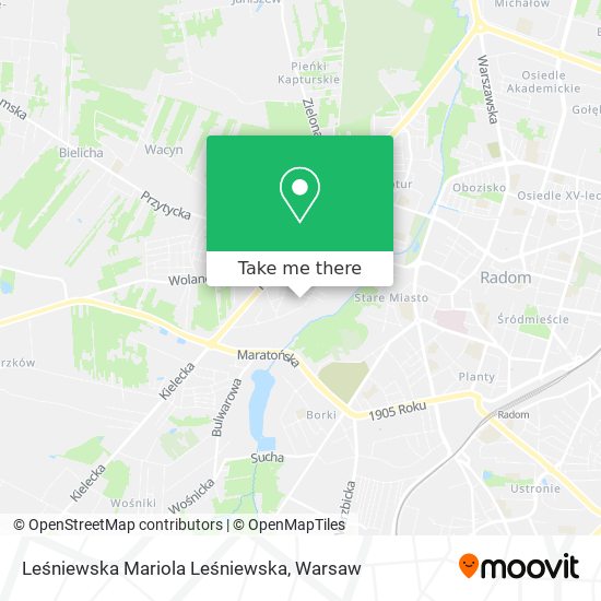 Leśniewska Mariola Leśniewska map