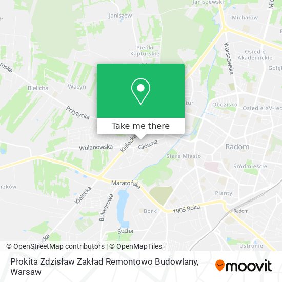 Płokita Zdzisław Zakład Remontowo Budowlany map