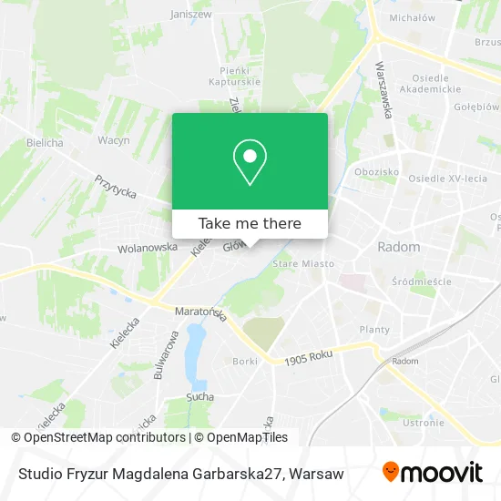 Карта Studio Fryzur Magdalena Garbarska27