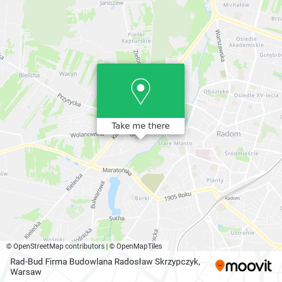 Rad-Bud Firma Budowlana Radosław Skrzypczyk map