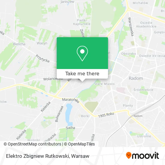 Карта Elektro Zbigniew Rutkowski