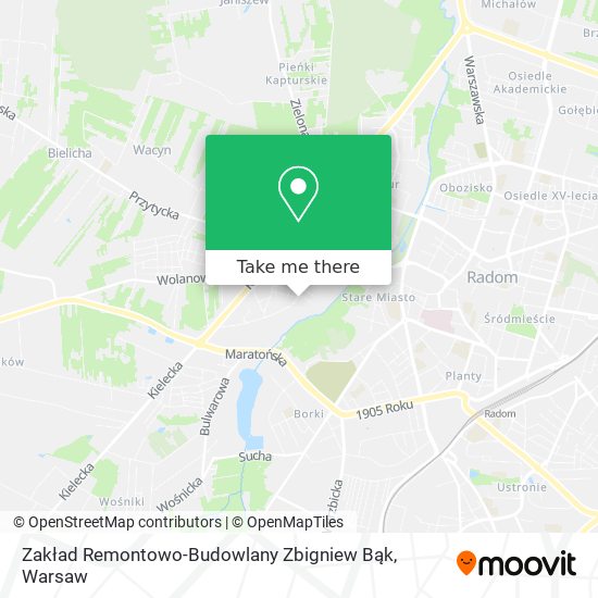 Zakład Remontowo-Budowlany Zbigniew Bąk map