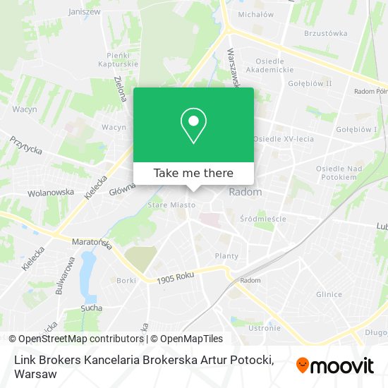 Link Brokers Kancelaria Brokerska Artur Potocki map