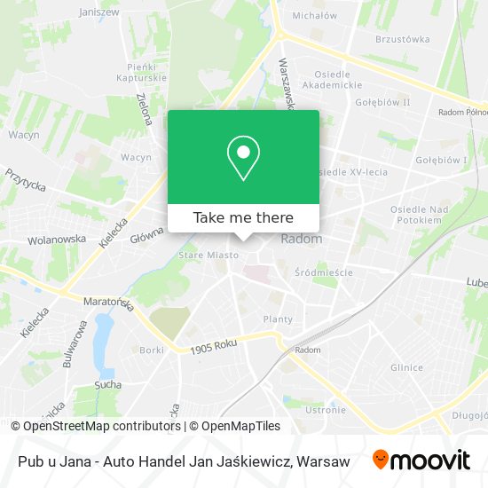 Pub u Jana - Auto Handel Jan Jaśkiewicz map