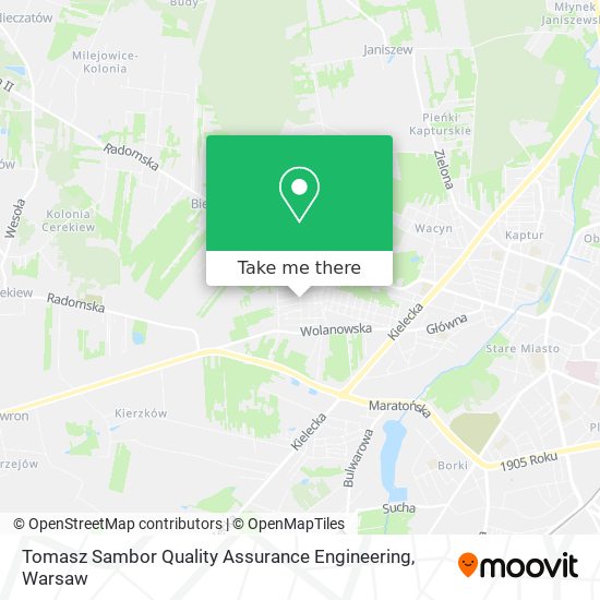 Tomasz Sambor Quality Assurance Engineering map