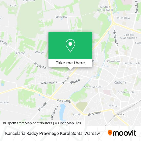 Kancelaria Radcy Prawnego Karol Sońta map