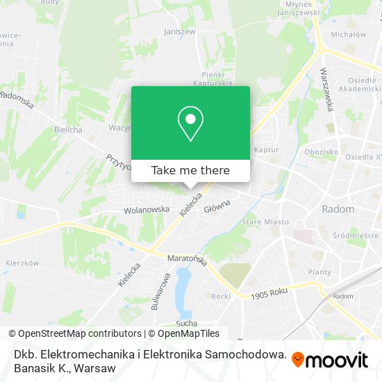 Dkb. Elektromechanika i Elektronika Samochodowa. Banasik K. map