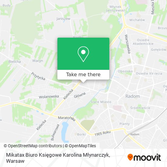 Mikatax Biuro Księgowe Karolina Młynarczyk map