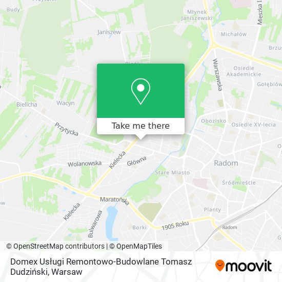 Domex Usługi Remontowo-Budowlane Tomasz Dudziński map