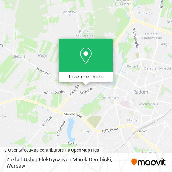 Zakład Usług Elektrycznych Marek Dembicki map