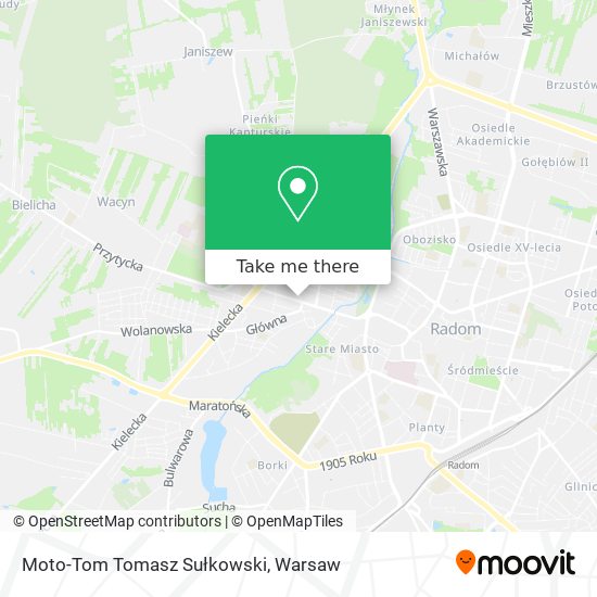 Moto-Tom Tomasz Sułkowski map