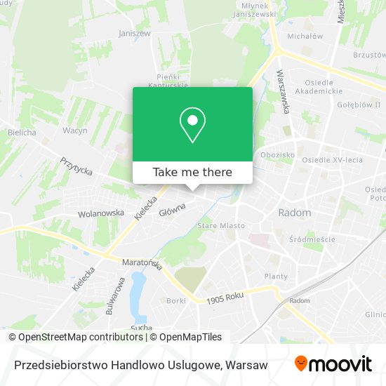 Przedsiebiorstwo Handlowo Uslugowe map