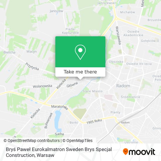 Bryś Paweł Eurokalmatron Sweden Brys Specjal Construction map