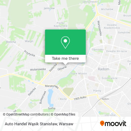 Auto Handel Wąsik Stanisław map