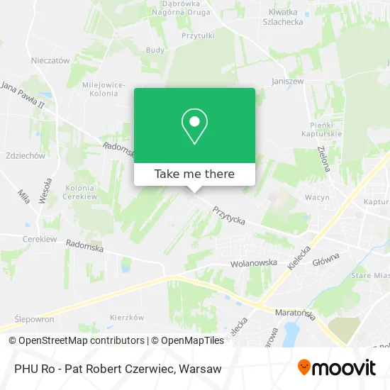 Карта PHU Ro - Pat Robert Czerwiec