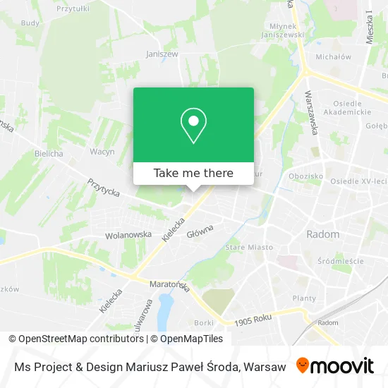 Карта Ms Project & Design Mariusz Paweł Środa
