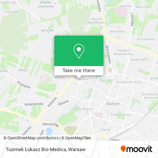 Tuzimek Łukasz Bio-Medica map