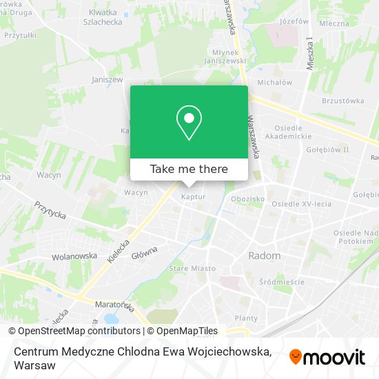 Карта Centrum Medyczne Chlodna Ewa Wojciechowska