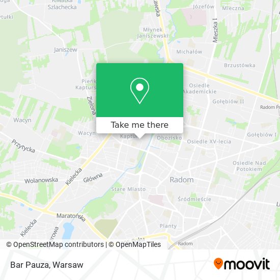 Bar Pauza map