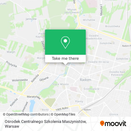 Ośrodek Centralnego Szkolenia Maszynistów map