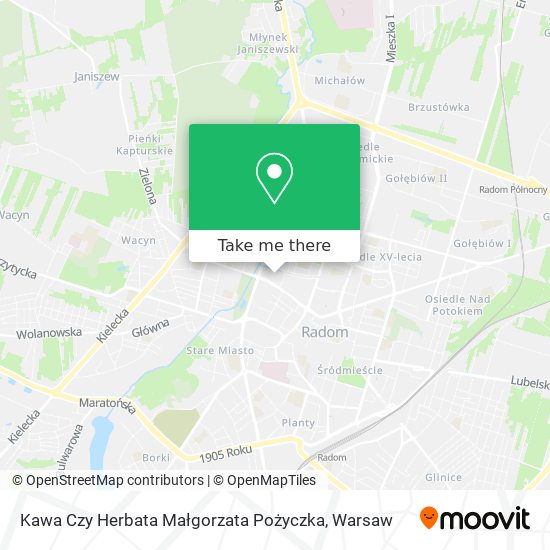 Kawa Czy Herbata Małgorzata Pożyczka map