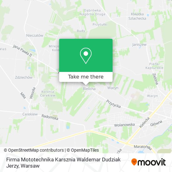 Firma Mototechnika Karsznia Waldemar Dudziak Jerzy map