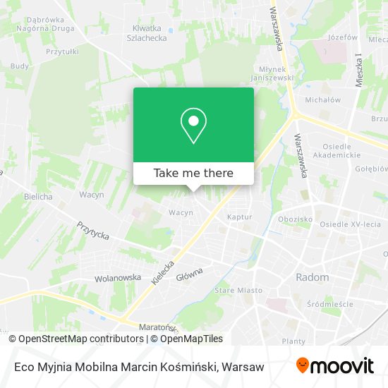 Карта Eco Myjnia Mobilna Marcin Kośmiński