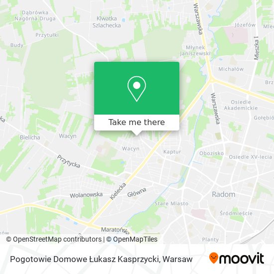 Pogotowie Domowe Łukasz Kasprzycki map