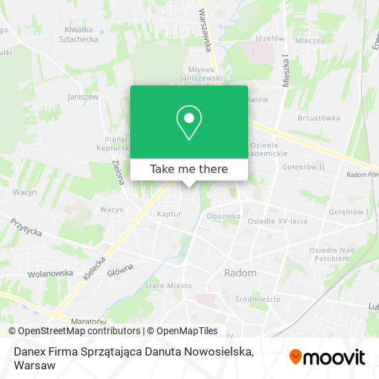 Danex Firma Sprzątająca Danuta Nowosielska map