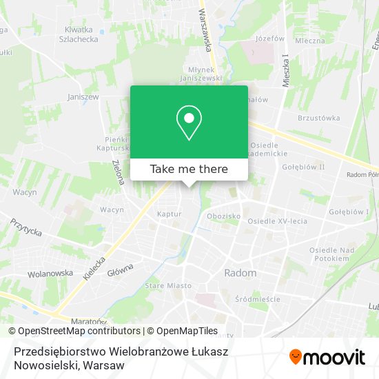 Przedsiębiorstwo Wielobranżowe Łukasz Nowosielski map