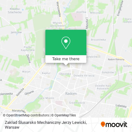 Zakład Ślusarsko Mechaniczny Jerzy Lewicki map