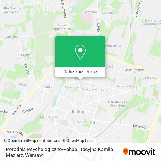 Poradnia Psychologiczno-Rehabilitacyjna Kamila Maziarz map