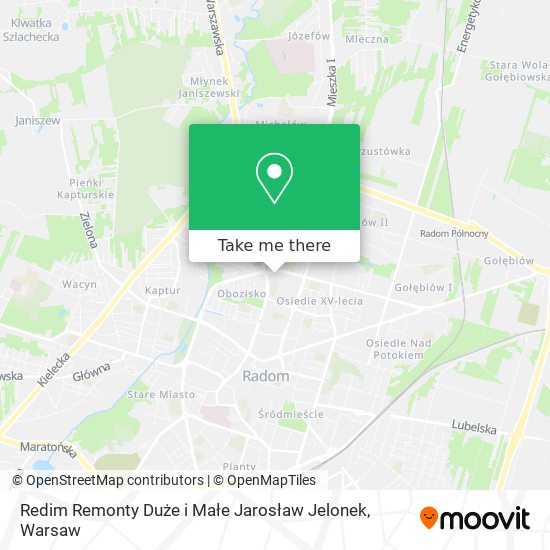 Redim Remonty Duże i Małe Jarosław Jelonek map